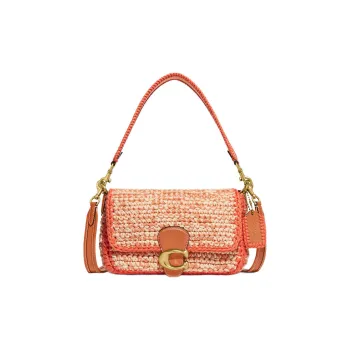 COACH Tabby Fabric God Of Wine Bag, Handbag, Shoulder Bag Women's Orange