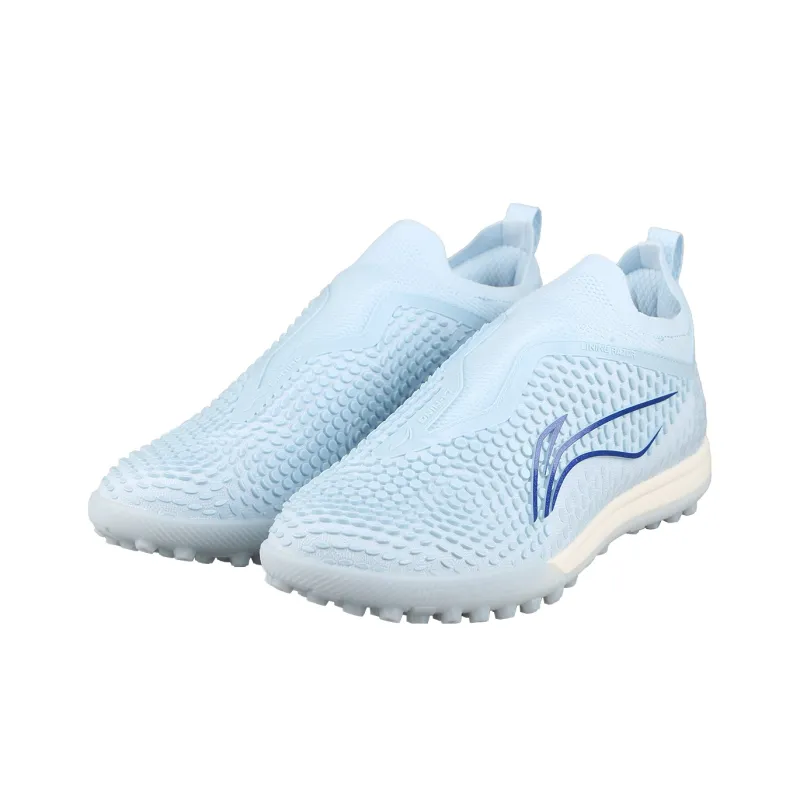 LiNing TF Rubber Broken Studs Artificial Ground Cushioning Soccer Shoes Men's Blue-2