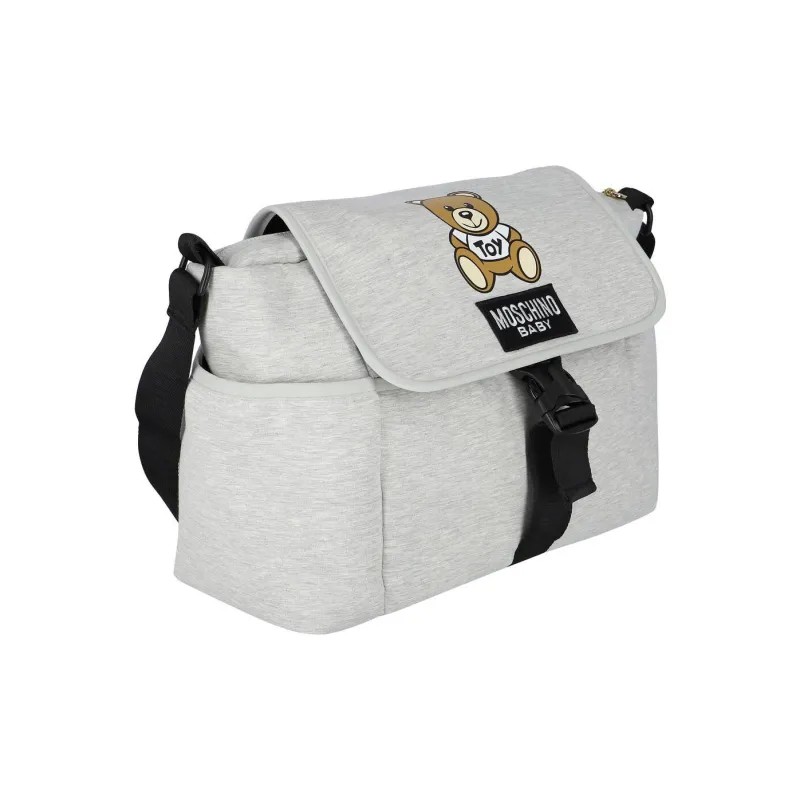 MOSCHINO Crossbody Bag Shoulder Bag Unisex Mixed Color Gray-1