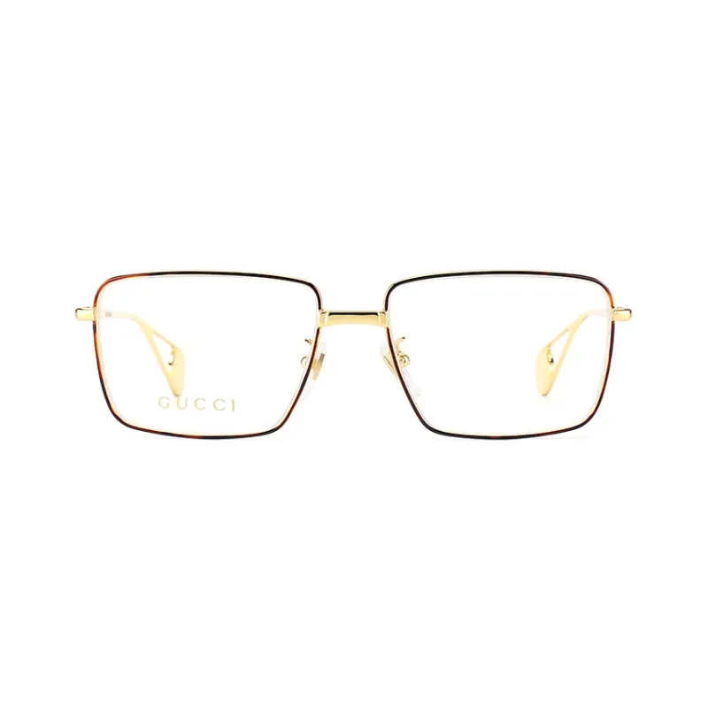 GUCCI Eyeglass Frames Unisex Gold-0