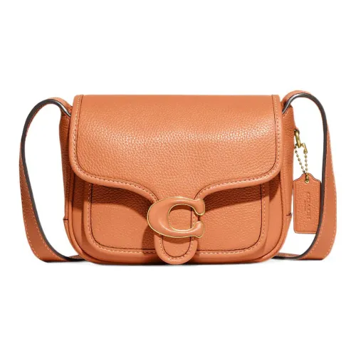 COACH Tabby Cow Leather Messenger Bag Shoulder Bag Crossbody Bag Small Size Women's Orange