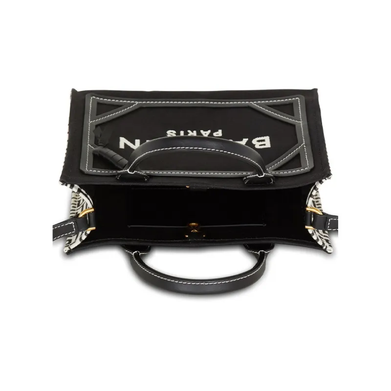 BALMAIN B Army Monogrammed Tote Bag-2