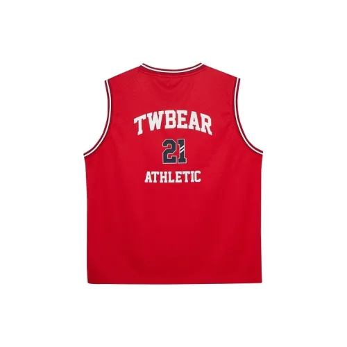 Teenie Weenie Men Basketball Jerseys Unisex Bull Red