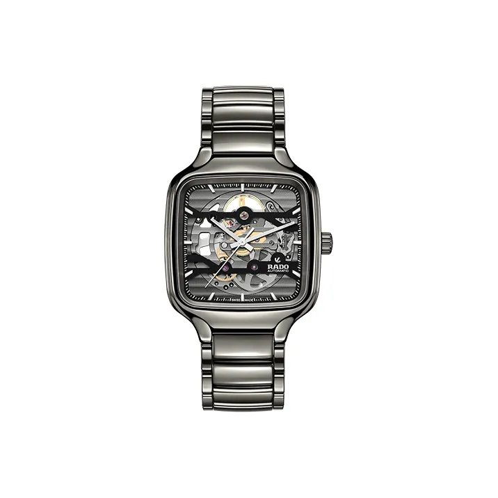 RADO Realme Collection Automatic Mechanical Movement Men's Watches Watch Gray Dial Ceramic Strap R27125152-0