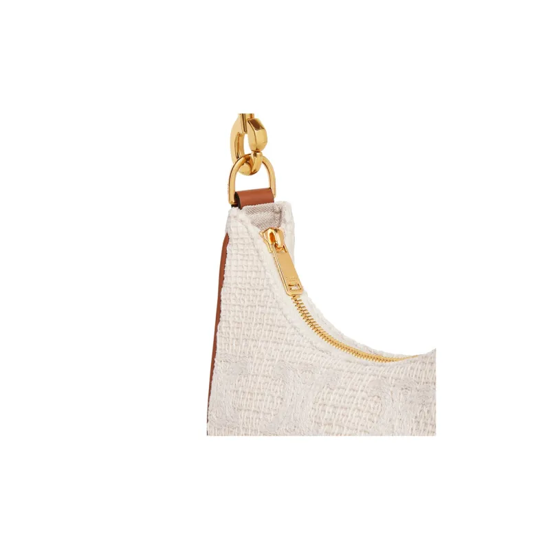 CELINE AVA Fabric Handbag, Shoulder Bag Women's-5