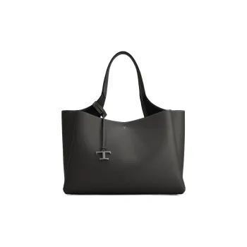 TOD'S T Timeless Logo Plaque Medium Tote Bag