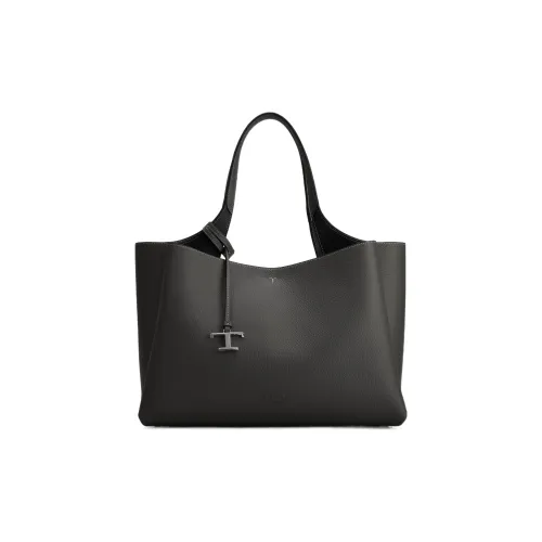 TOD'S T Timeless Logo Plaque Medium Tote Bag