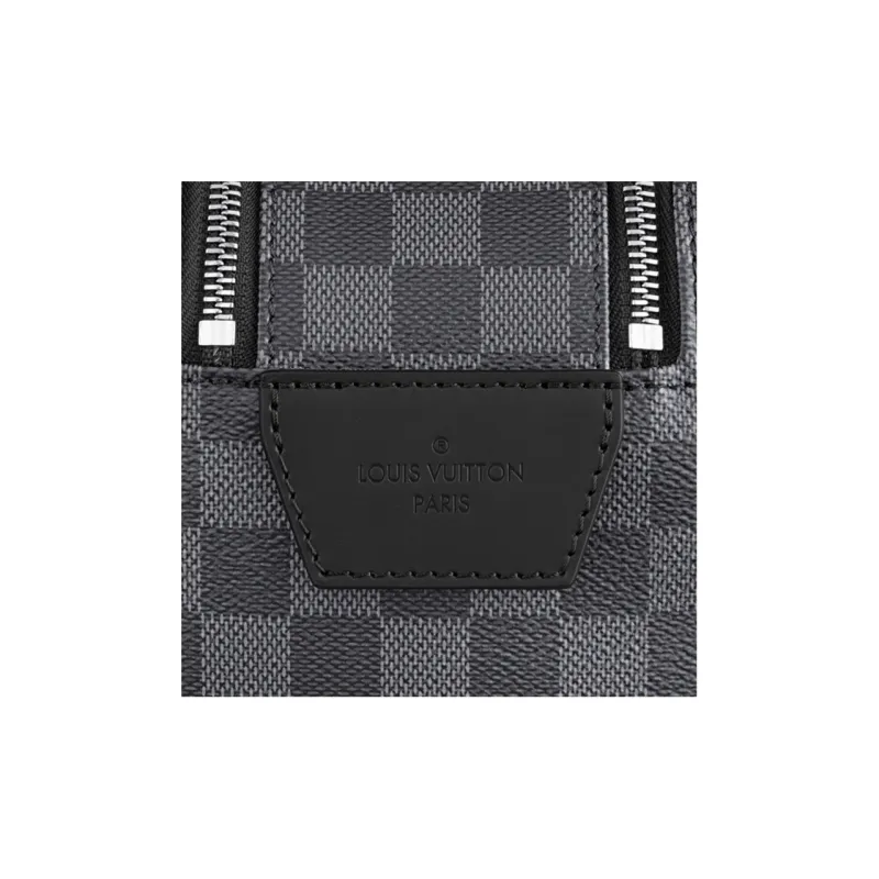 LOUIS VUITTON Dopp Kit Toilet Pouch Damier Graphite Canvas-4