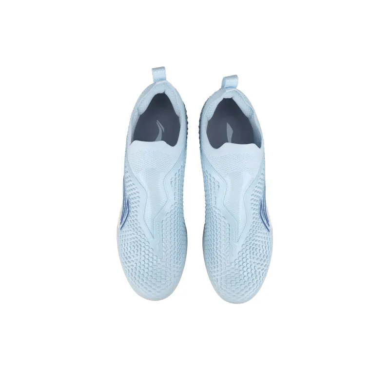 LiNing TF Rubber Broken Studs Artificial Ground Cushioning Soccer Shoes Men's Blue-3