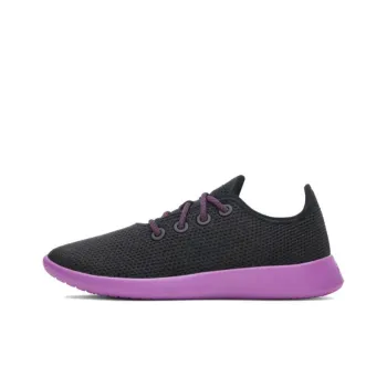 Allbirds Tree Runner Breathable Lightweight Low-Top Sports Casual Shoes Men's Black Purple