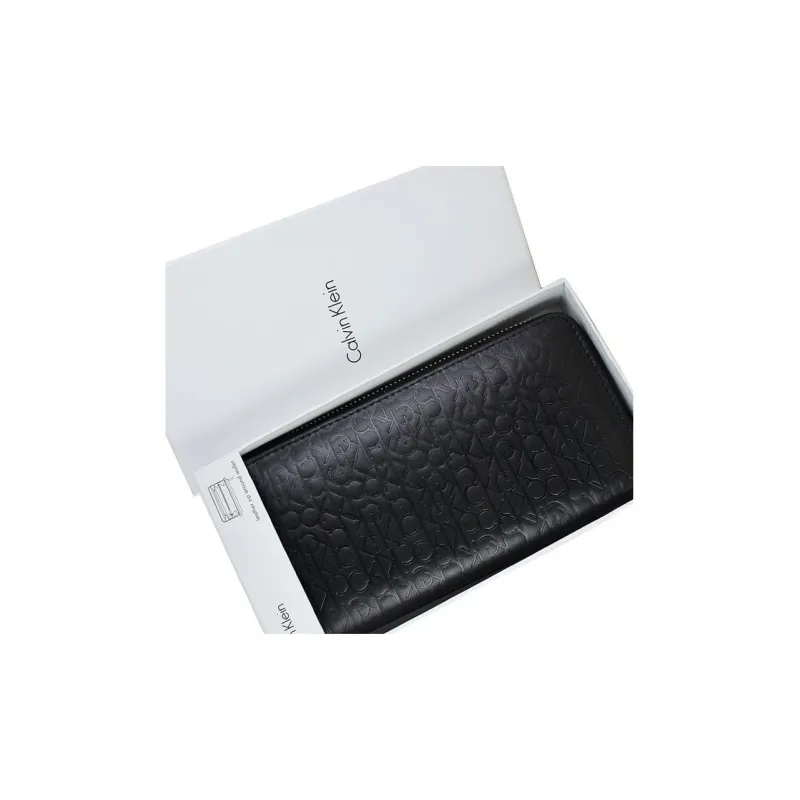 CK/Calvin Klein PU Clutches Wallets Regular Men's Black-3