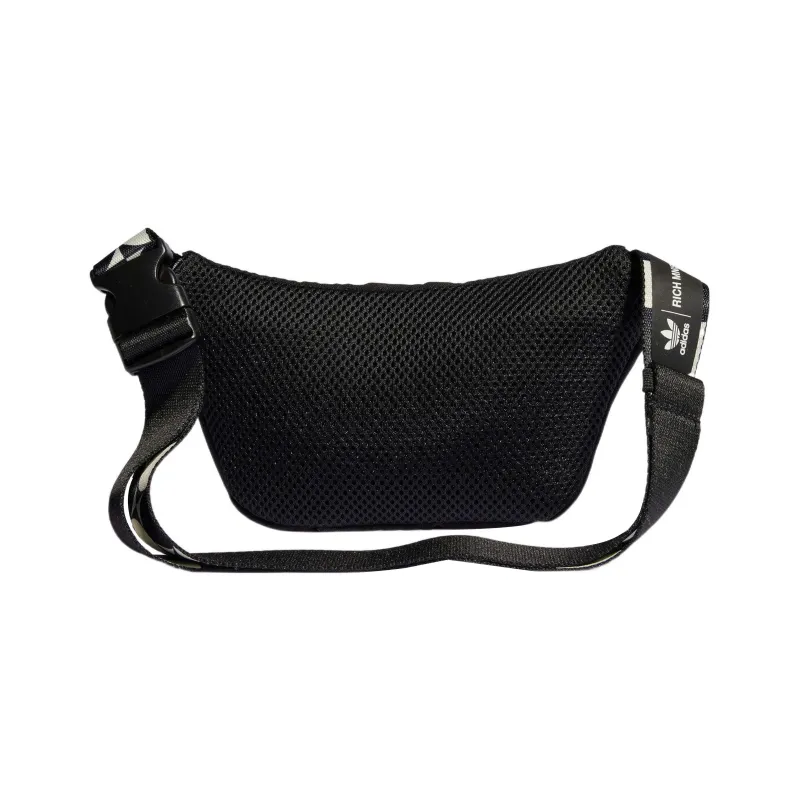Adidas Originals Polyester Sling Bag, Fanny Pack Regular Women's Black-2