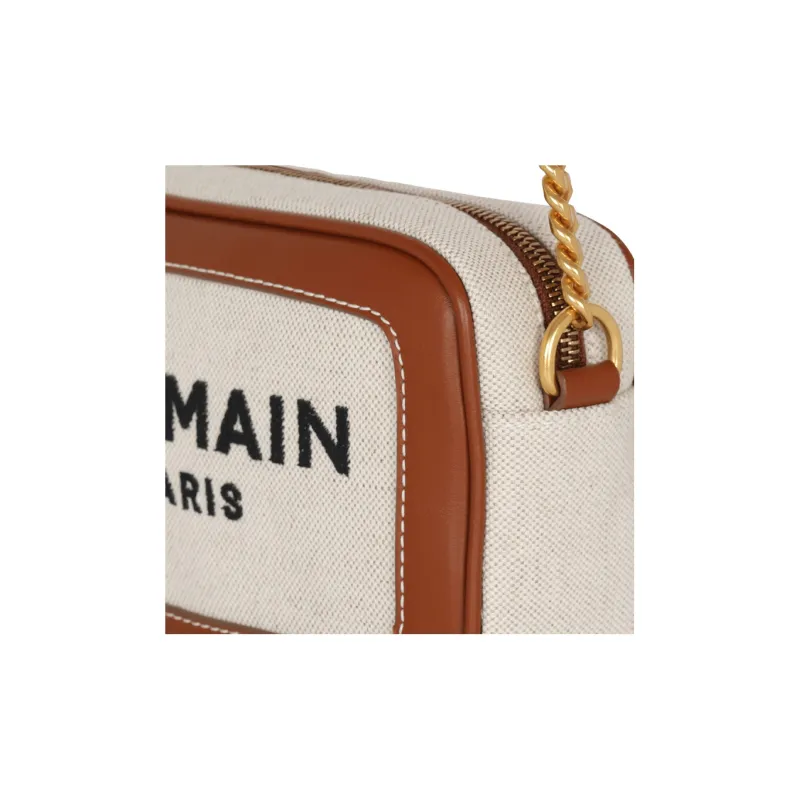 BALMAIN B Army Zip Up Shoulder Bag-5