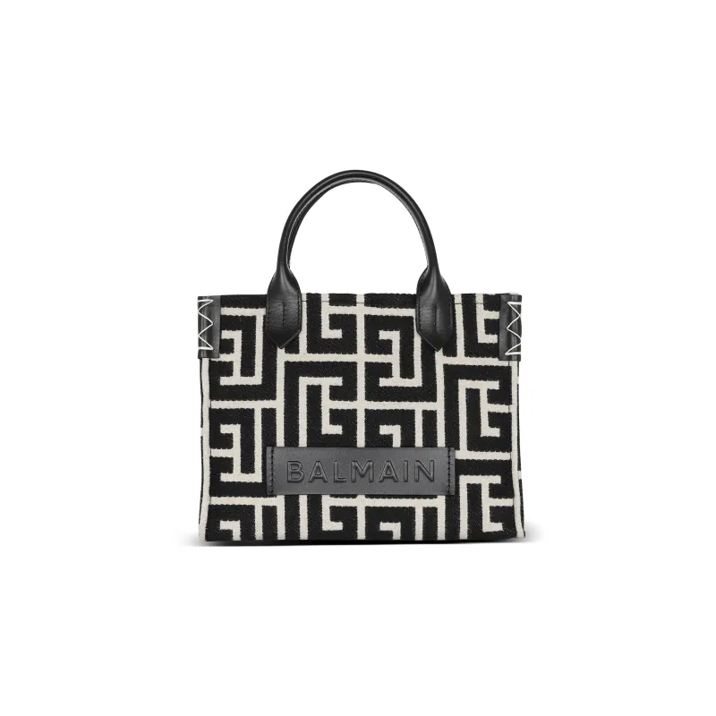 BALMAIN B ARMY Leather Shoulder Bag, Crossbody Bag, Handbag Women's Black-0