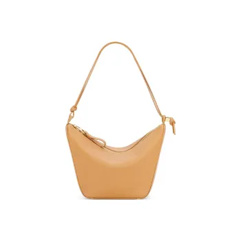 LOEWE Hammock Hobo Cow Leather Hobo Bag, Handbag, Shoulder Bag Women's Caramel