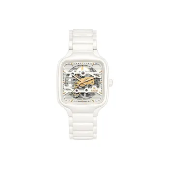 RADO Realme Collection Mechanical Movement Women's Watch Watch White Dial Ceramic Strap R27126012