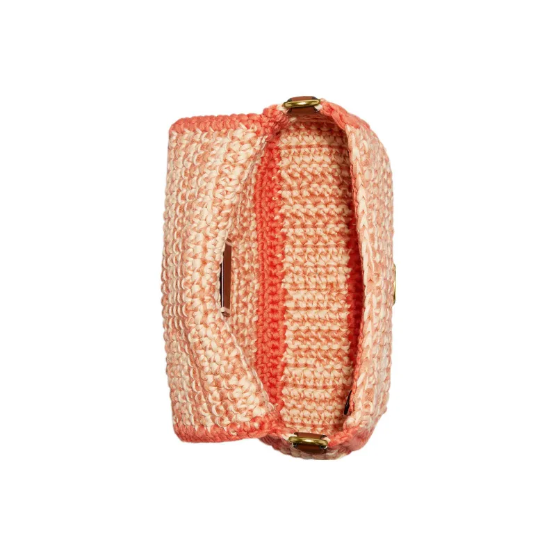 COACH Tabby Fabric God Of Wine Bag, Handbag, Shoulder Bag Women's Orange-2