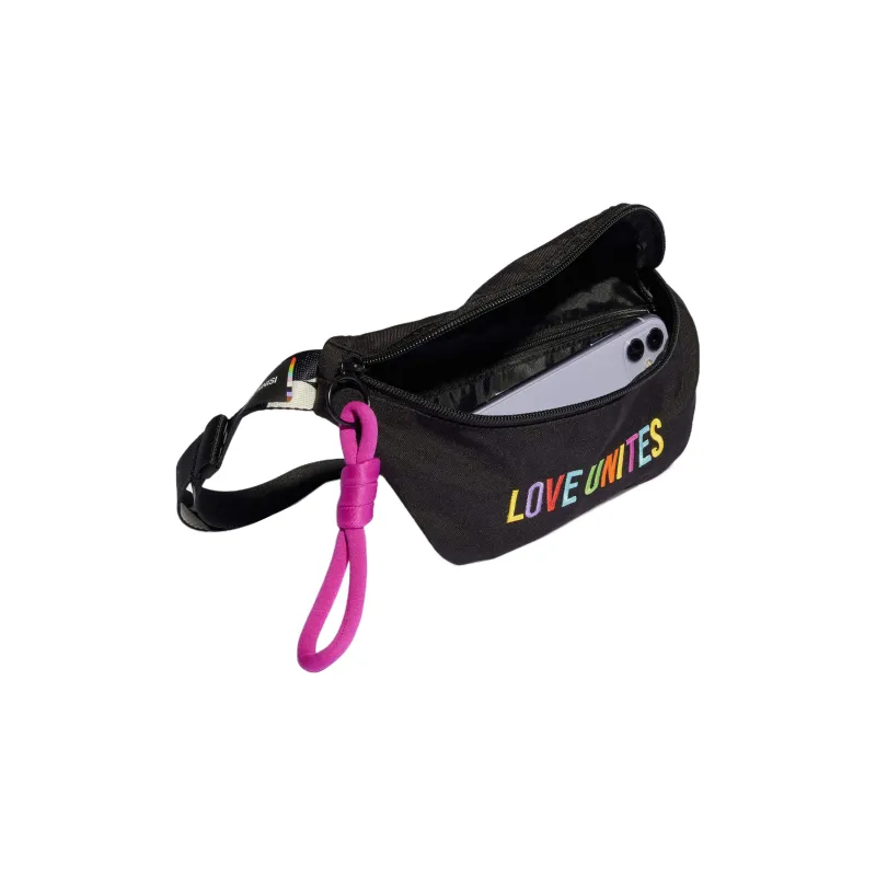 Adidas Originals Polyester Sling Bag, Fanny Pack Regular Women's Black-3