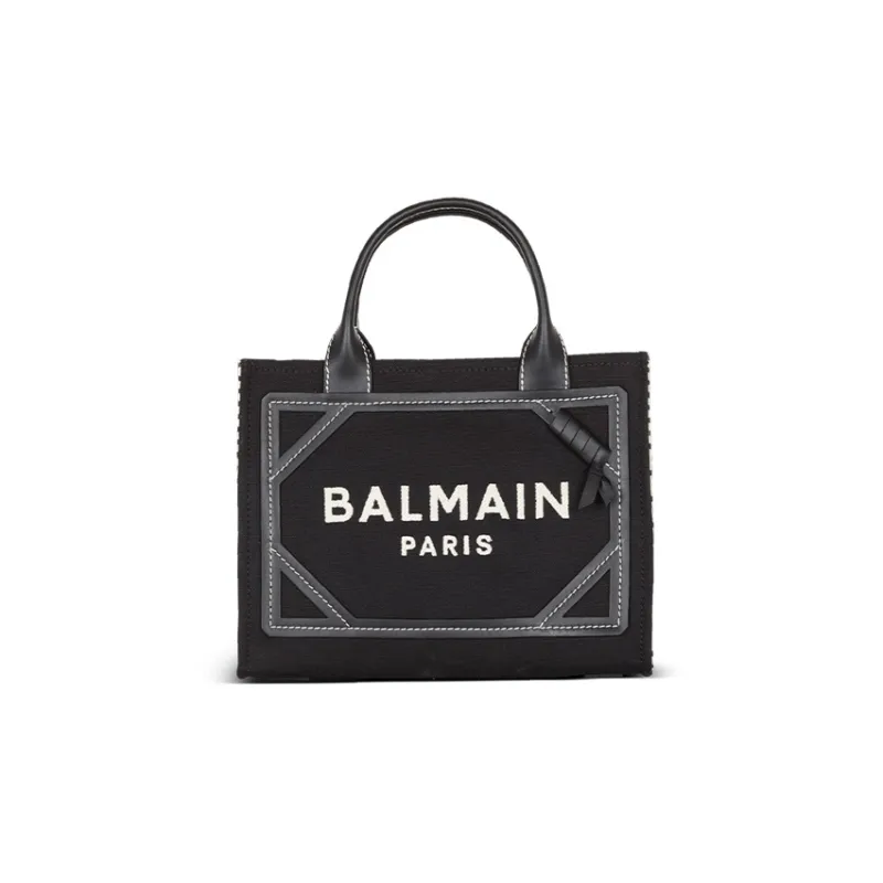 BALMAIN B Army Monogrammed Tote Bag-0