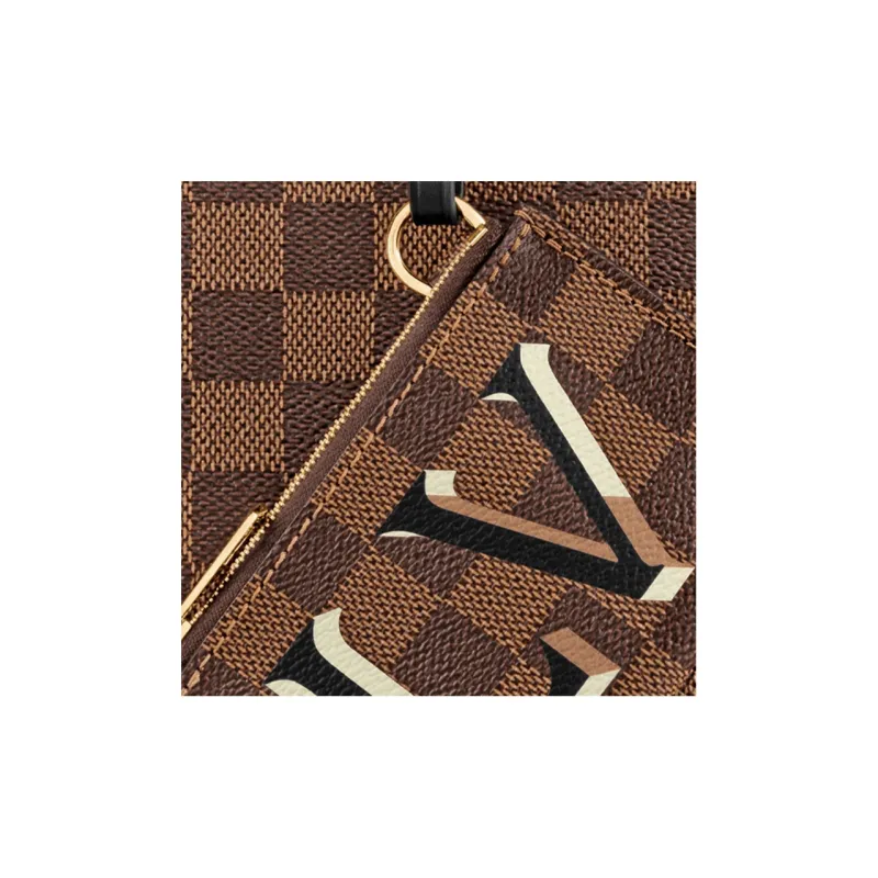 LOUIS VUITTON Belmont Cow Leather Canvas Shoulder Bag Crossbody Bag Handbags Large Size Women's Brown Monogram-4