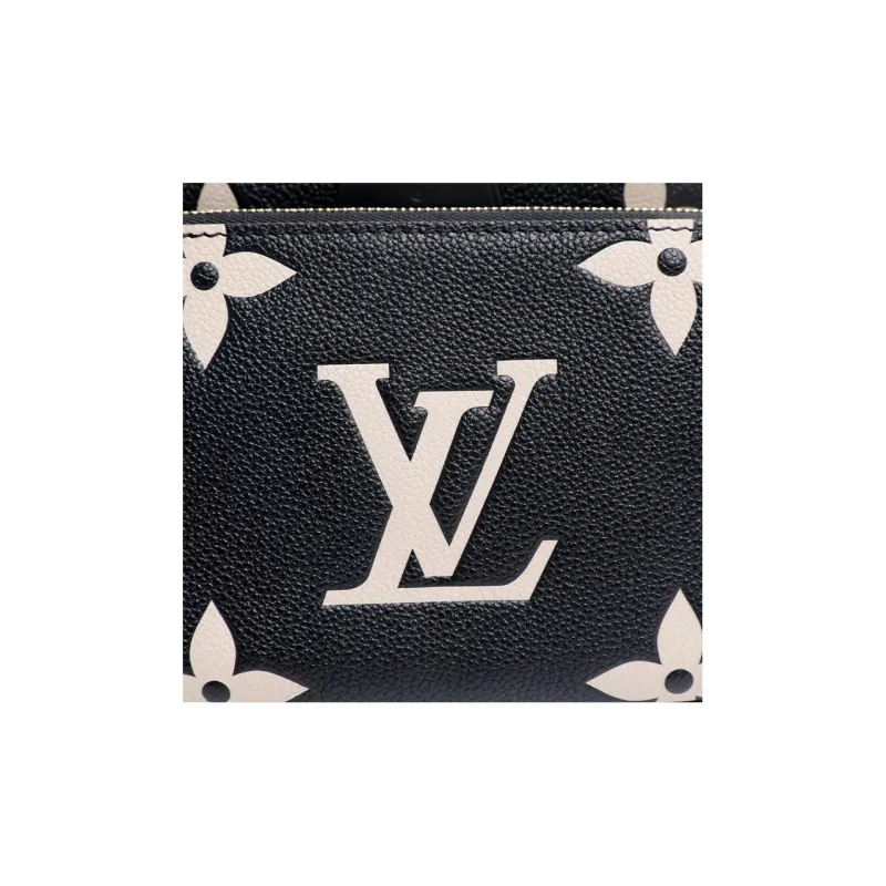 LOUIS VUITTON Multi Pochette Monogram Empreinte Bi color Black-4