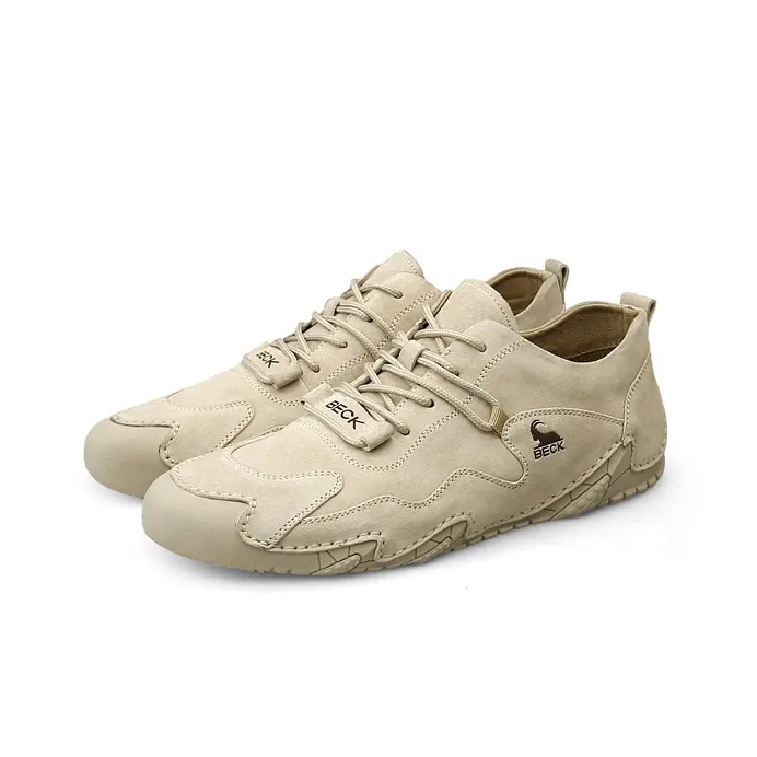 BECK Men's Casual Shoes Men Low Top Sand/Gray-4