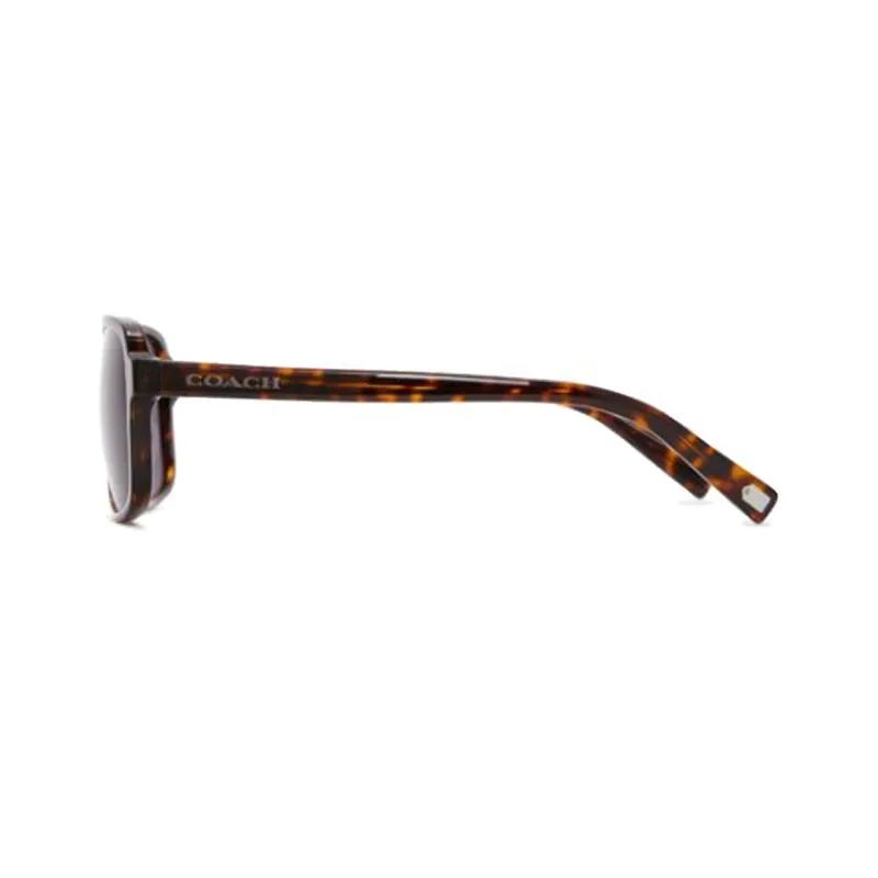 COACH Plate Frame Aviator Sunglasses Men's Tortoiseshell-2