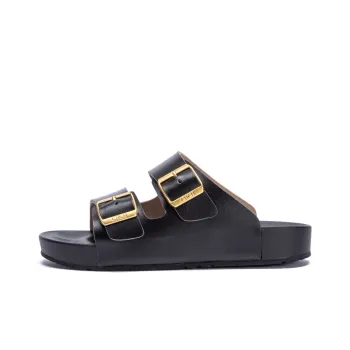 CHCH Acupressure Massage Footrest Stylish Sandals Men's Black
