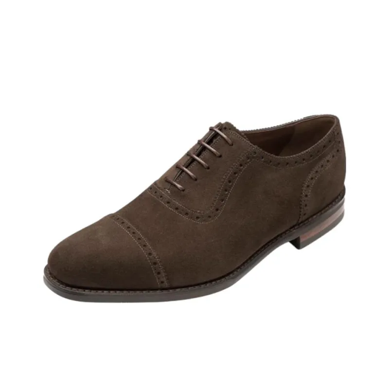 LOAKE Dress Shoes Men Low Top Black/Dark Brown/Russet-6