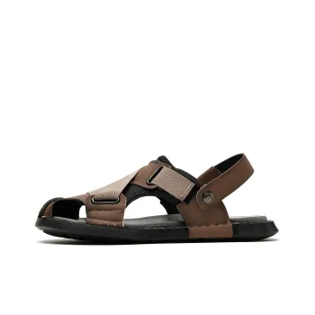 HLA Beach Sandals Men Gray/Brown