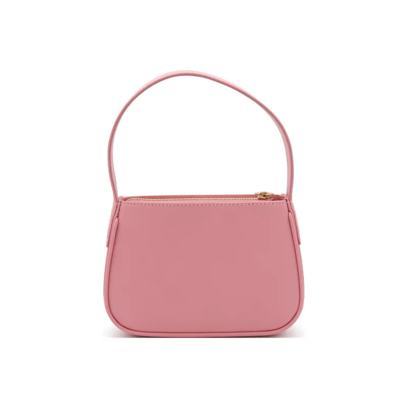 Blumarine Patent Leather Shoulder Bag Crossbody Bag Handbag Mini Women's Pink-4
