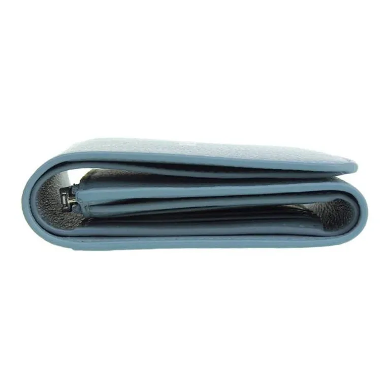 Balenciaga Cow Leather Clutches Wallets Mini Women's Blue-3