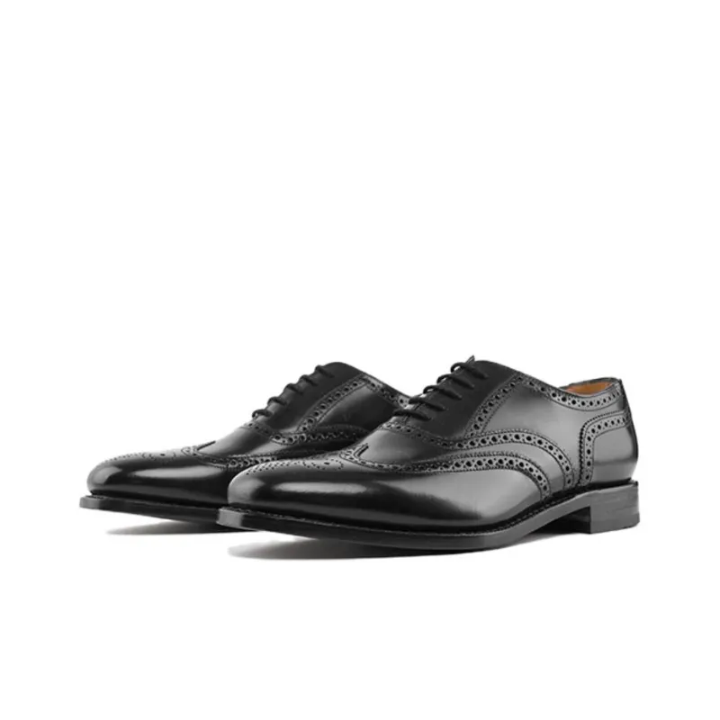 LOAKE Dress Shoes Men Low Top Black-1