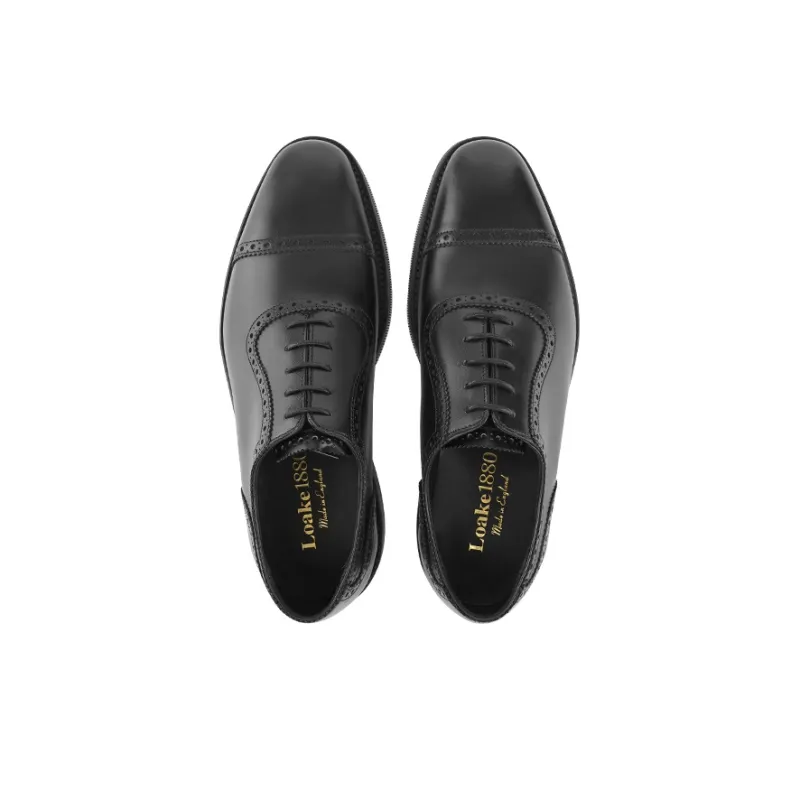 LOAKE Dress Shoes Men Low Top Black/Dark Brown/Russet-4