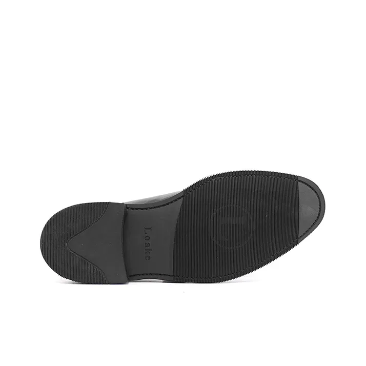 LOAKE Dress Shoes Men Low Top Black/Dark Brown/Russet-5