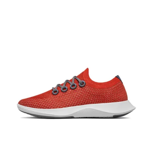 Allbirds Tree Dasher Cushioning Breathable Low-Top Sports Casual Shoes Women's Strawberry Red