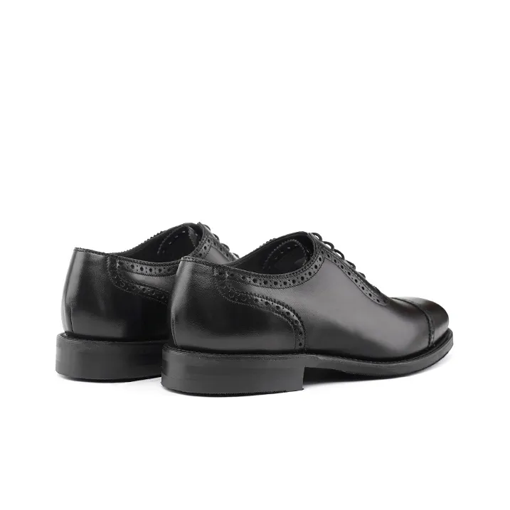 LOAKE Dress Shoes Men Low Top Black/Dark Brown/Russet-3
