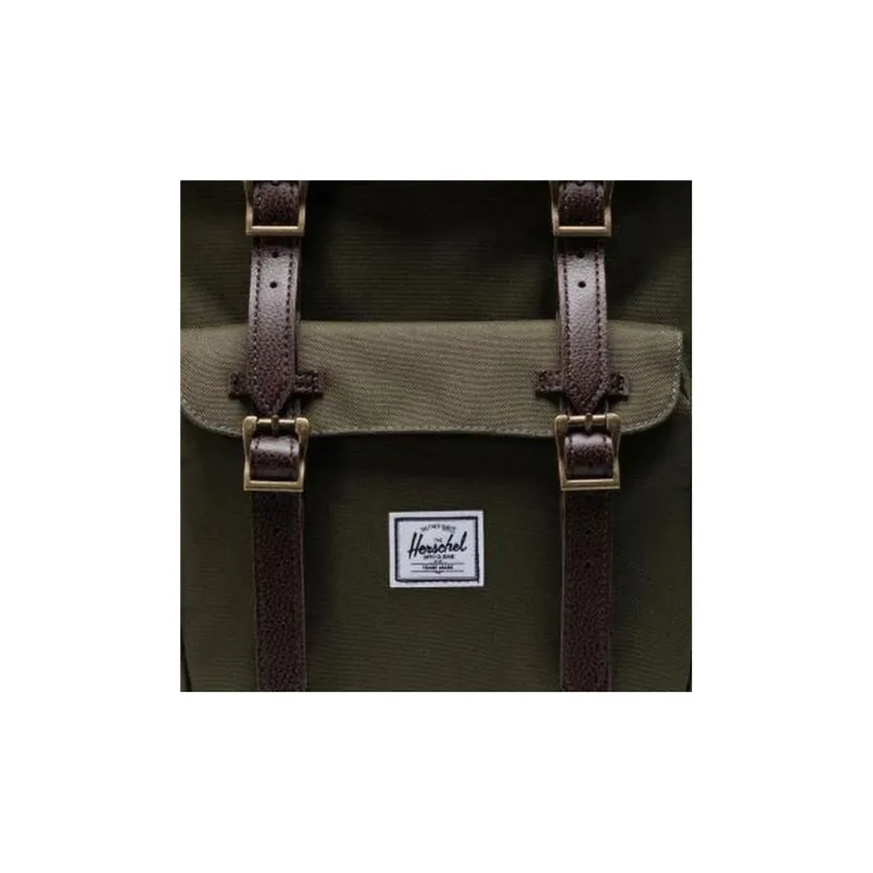 Herschel Polyester Backpack Large Size Unisex Evergreen Ivy Green-4