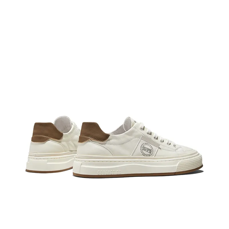 Hautton Jeans Stylish Skateboarding Shoes Men's White-2