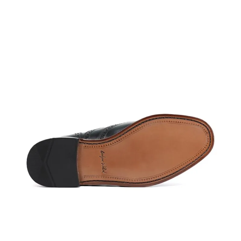 LOAKE Dress Shoes Men Low Top Black-3