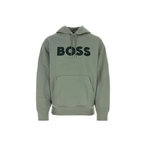 HUGO BOSS Sweatshirts Men Light Green