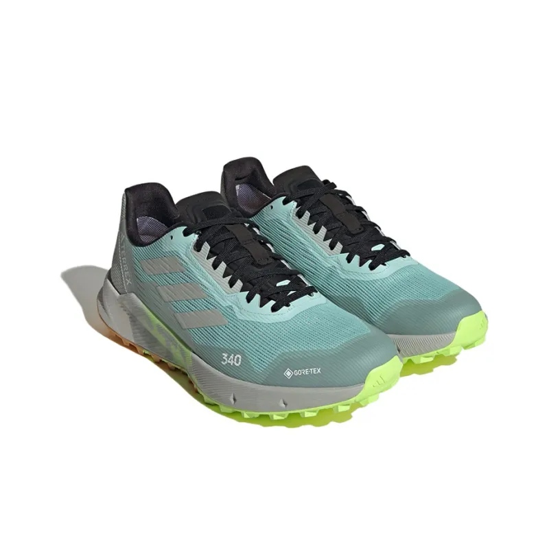 Adidas Terrex Agravic Flow Gore-Tex Trail Anti-Slip Wear-Resistant Low-Top Running Shoes Men's Asphalt Gray-2