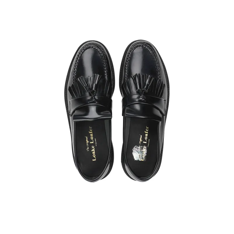 LOAKE Loafers Men Low Top Black-4