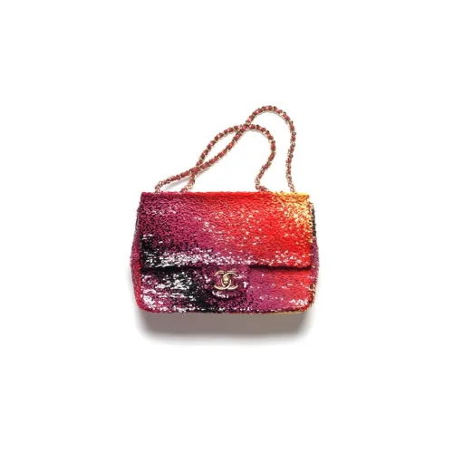 CHANEL Metal Shoulder Bag Crossbody Bag Mini Women's Multicolor