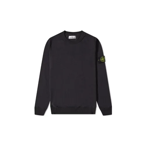 STONE ISLAND Sweaters Men Charcoal Gray