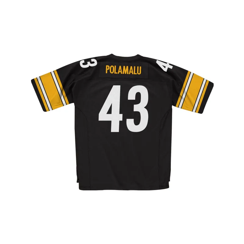 Mitchell Ness 2005 Troy Polamalu Pittsburgh Steelers Legacy Player Jersey-1