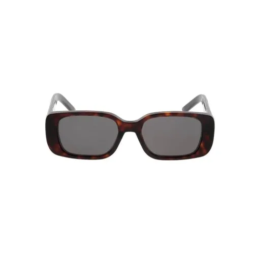 DIOR Plate Frame Square Sunglasses Women's Tortoiseshell