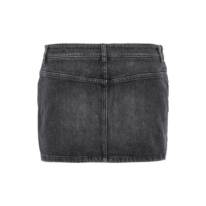 DIESEL Ron S2 Logo Detailed Mini Skirt-1