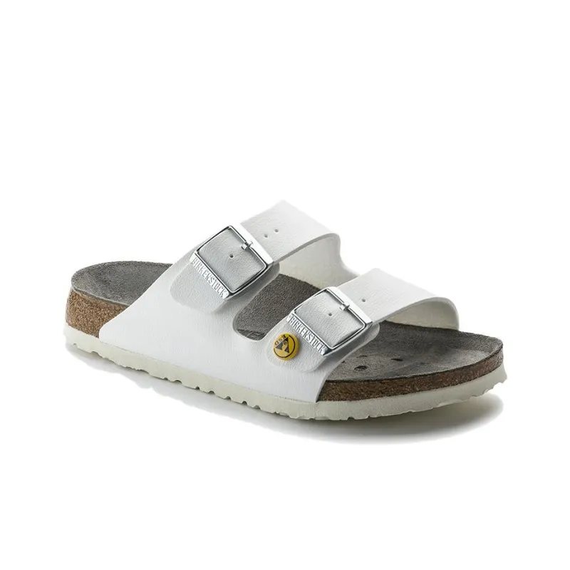 Birkenstock Arizona Esd Birko Flor Narrow Fit Sandals 'White'-1