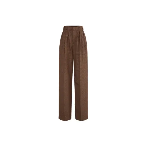 Short Sentence Casual Pants Women's Brown